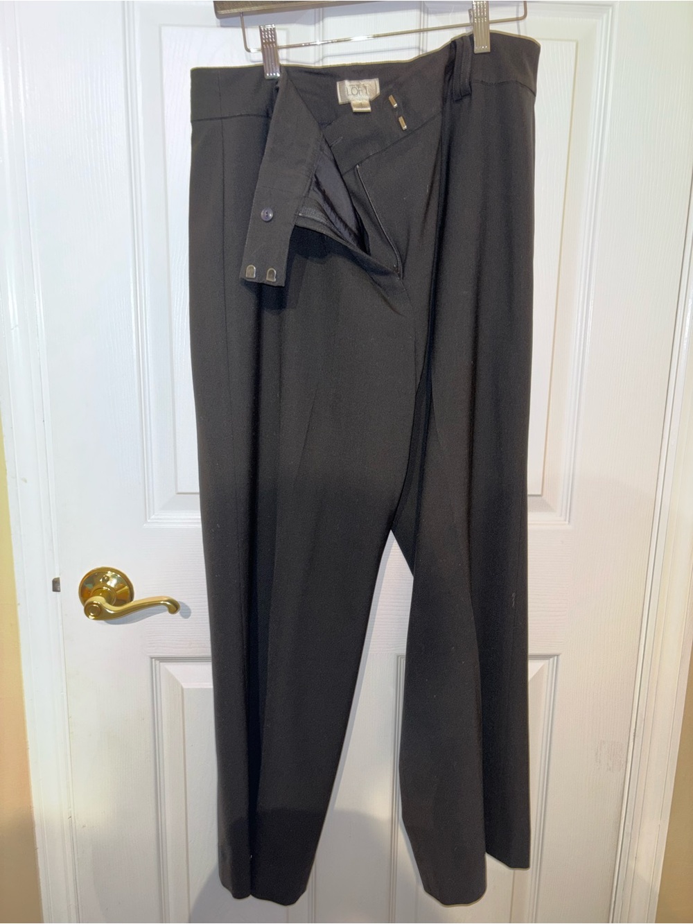 LOFT Black Women's Dress Pants - Straight Leg